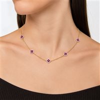 Collana Ultima Edizione Donna in Argento CAO4652 GIALLO BIANCO - CAO4652 GIALLO BIANCO